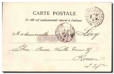 Coulommiers — La Caisse d'Epargne — editor desconocido, número de serie no visible — Reverso
