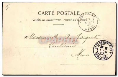 Commercy — Die Sparkasse — Imp. M. Woud, Saint-Hilaire (Chapoix) Nr. 1284 — Rückseite