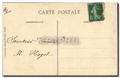 Kobieta w stroju burgundzkim — połowa XIX wieku — A. Dubray, wydawca, n° 60 — Rewers