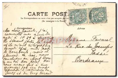 Bourrée d'Auvergne — Vis-à-Vis — M.T. I.L. n°302 — Verso