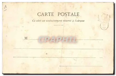 Auvergne - A Bourrée - Lib. Bougé-Béal, rua do Escudo, Clermont-Ferrand — Verso