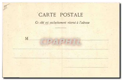 Kobieta w stroju regionalnym — Oaza Clermont-Ferrand — Lib. Bougé-Béal, 21 rue de l’Ecu, Clermont-Ferrand — Rewers