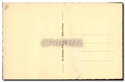 O leão e o rato — desenho de A. Hy. Bossaert — Edição Artiqliques Paris — Verso