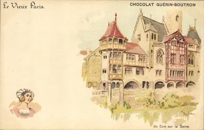 Un Coin sur la Seine — Le Vieux Paris — Chocolat Guérin-Boutron