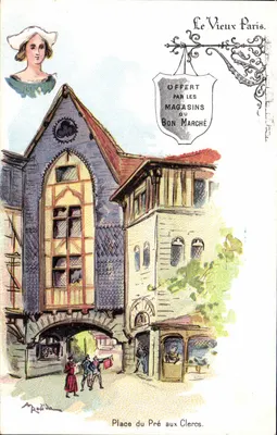 Praça do Pré aux Clercs — Paris — Oferta dos Magasins du Bon Marché