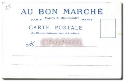 O Velho Paris — O Pignão da Grande Sala do Palácio — Ofertado pelos Magasins Bon Marché — Verso