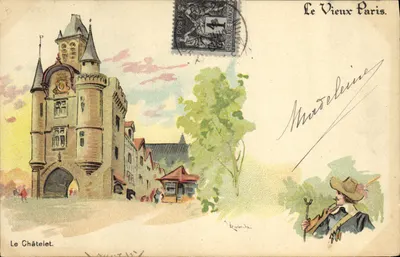 Le Châtelet — Paris — editor Rubinda, número da série não visível