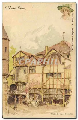 Praça do Grand Châtelet — Paris — Chocolate Guérin-Boutron