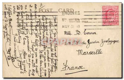 Sua Majestade, o Falecido Rei Eduardo VII — retrato naval — Rotary Photo, E.C. n°2451 B — Verso