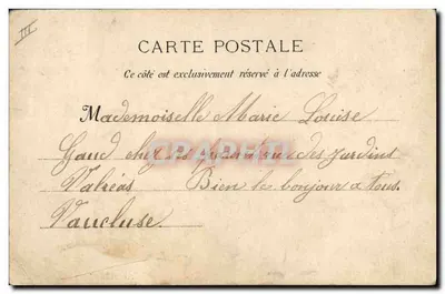 Vachería en las Alpes — Edición Gilelta, fot. Nice, n° 1520 — Reverso