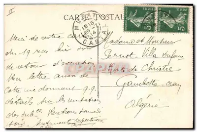 As Gorges d'Avéze — Um Pâturage — A Auvergne Pittoresca — Verso