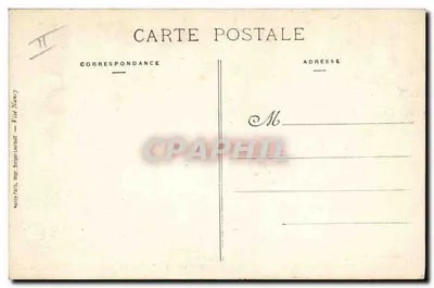 O General de Maud'huy entrega a Cruz de Guerra ao estandarte do 21º Regimento Territorial de Infantaria — diante do Hotel de France — Verso