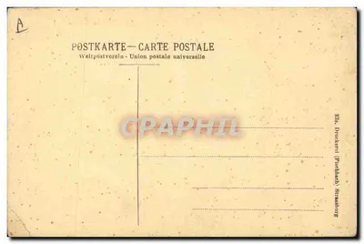Retrato de E. Bellini — Editor: Die Druckerei (Fischbach) Strasbourg — Reverso