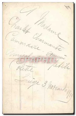Colette Smith-Borde — Retrato feminino em vestido de renda — T. Céleste Photo — Verso
