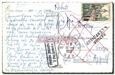 La Capte — Côte d'Azur — Éditions Crapeille — Rewers