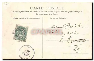 Guérande naar Bâtz (Loire-Inf.) — De zoutwerken van de Marais — Héliotypie Dugas et Cie, Nantes, n° L-I 1191 — Achterkant