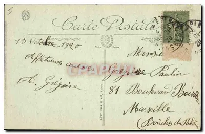 Epinal — Die Ufer der Mosel und die Sparkasse — LL. — Rückseite