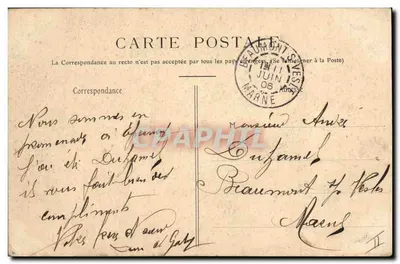 Epernay — Spaarbank — C.M., uitgave Epernay — Achterkant