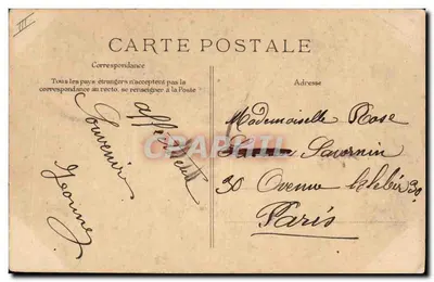 De pittoreske Auvergne — dorpsscene — ELD, n° 2223 — Achterkant