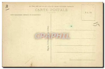 O Velay Pitoresco — A Bourrée — Ideal, n° 247 — Verso