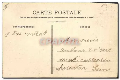 Auvergne — Velha Camponesa — Imp.édit. Boucheron e Vessely — Verso