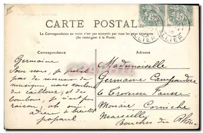 Bourrée d'Auvergne — Apresentação das Senhoras — M.T. I.L. n°304 — Verso