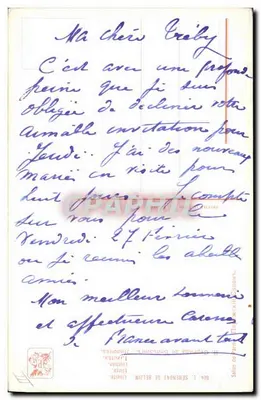 Jovem mulher em vestido leve — retrato de Martín Belzum — editor anônimo, número de série não visível — Verso