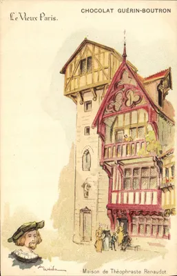 O Velho Paris — Casa de Théophraste Renaudot — Chocolate Guérin-Boutron