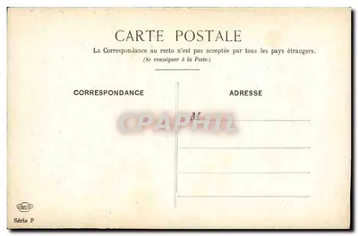 Los Cagnards del Hôpital — grabado de A. Apolis — Serie P — Reverso