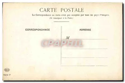 Grand Châtelet — Paryż — wydawca Carolet, seria P — Rewers