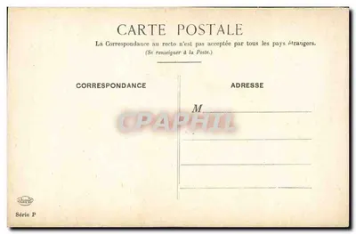 Notre-Dame — O rebanho dos monstros e criaturas — Série P, Editor Paris, 1900 — Verso