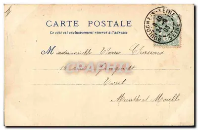 O Velho Paris — O Grande Logis — Bournier — Verso