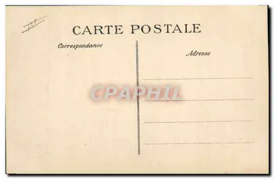 Visita dos soberanos ingleses a Paris, 1914 — Chantilly — Editor B.I.D. — Verso
