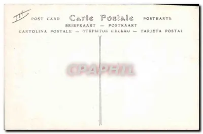 Odbiór w Paryżu przez LL.MM. Króla Georga V i Królową Mary — S.M. Królowa i Pani R. Poincaré na Gare du Bois de Boulogne — ND. Fot. — Rewers