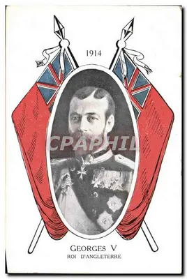 Georges V Król Wielkiej Brytanii — 1914 — bez widocznego wydawcy ani numeru