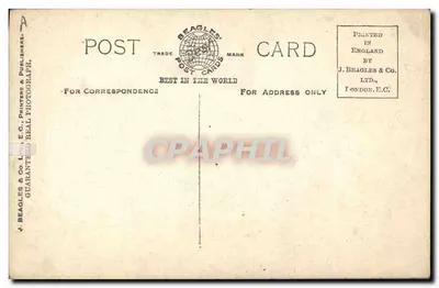S.A.R. a Princesa Mary — retrato de busto — Beagles' Postcards n°532 E. — Verso