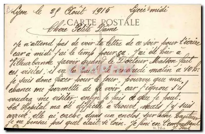 Sua Majestade GEORGES V, Rei da Inglaterra — em uniforme naval — editor FARGES, n° 6272 — Verso