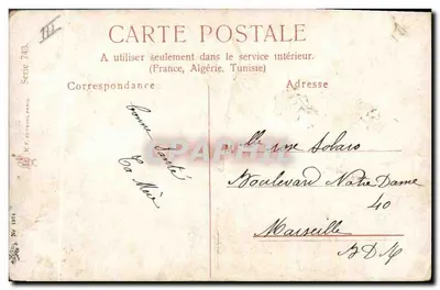 Raposa e gatinho — ilustração — K.F. Zerfuns, Paris, série 743 — Verso