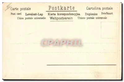 Quatro gatinhos — sobre uma caixa de madeira — editor não identificado — Verso