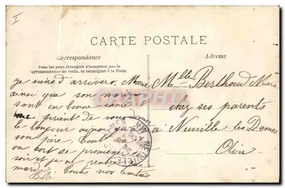 Retrato de casal — 'Toute médaille.....' — editor Lebranche Si Saom, n° 48 — Verso