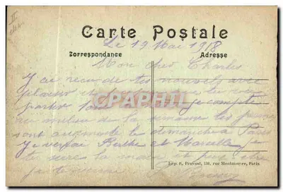 Verdun (Meuse) — Odznaki wręczone godnej Cytadeli przez Prezydenta Republiki 13 września 1916 w imieniu Narodów Sojuszu za jej sublimną i bohaterczą odwagę — 273 bis — Rewers