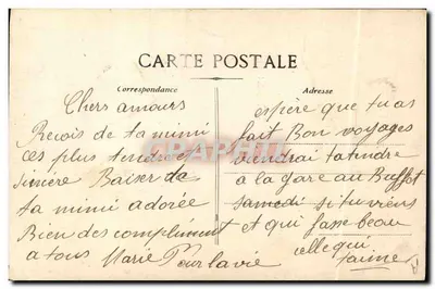 Geral Joffre — Honra e Pátria — Edit. Coët — Verso
