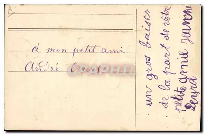 Kołyska Bożego Narodzenia — anioły i postacie — nieznany wydawca — Rewers