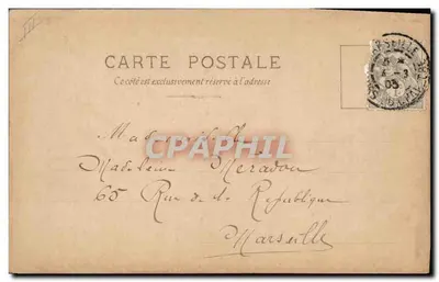 Mulher com capuz — retrato — S.I.P. Téragème N° 18, H. Man, Reutinger, Paris — Verso
