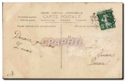Danseres — kostuum voor het toneel — Delmarès, Sterbime, Parijs, n°2030 — Achterkant