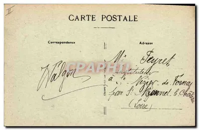 Le Croisic Loire-Inf. — Panorama em direção ao Bourg de Batz — Os Marais salants — Verso