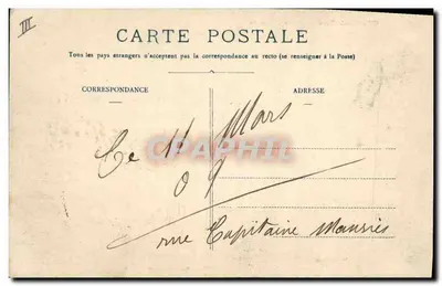 Graulhet (Tarn) — Caixa de Poupança — editor L. Blanc, n° 1909 — Verso