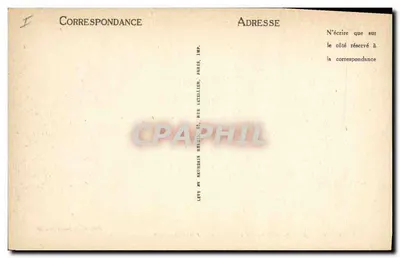 Gien — Het Kasteel, oostzijde, het ziekenhuis en de Spaarbank — Edit. des Nouvelles Galeries — Achterkant