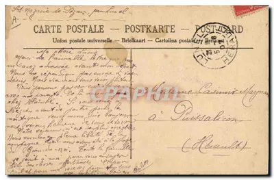 Lunel — Caisse d'Épargne — Éditeur Burnél, paq. journ. — Rewers