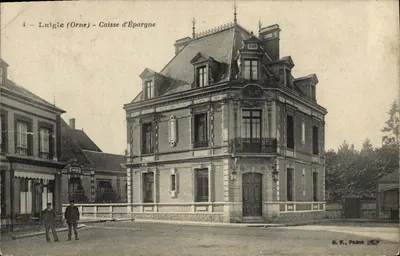 Laigle (Orne) — Caisse d'Épargne — éditeur B. F., Paris